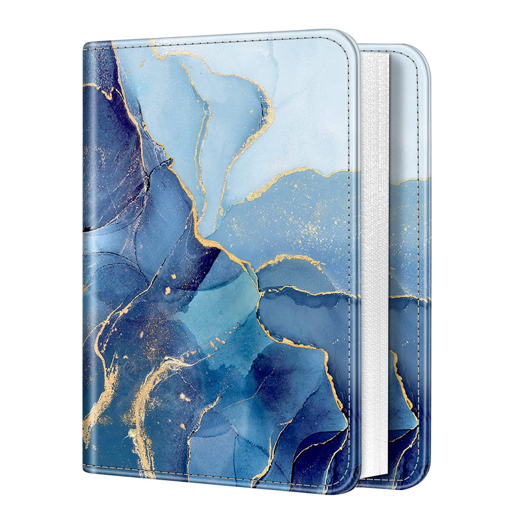 Fintie Mini Photo Album for 3-Inch Film - 104 Pockets Album for Fujifilm Instax Mini 11/40 / EVO/LiPlay/Mini Link 2 Printer, Canon Ivy CLIQ, Polaroid, Kodak Instant Print Camera, Ocean Marble Z-Ocean Marble