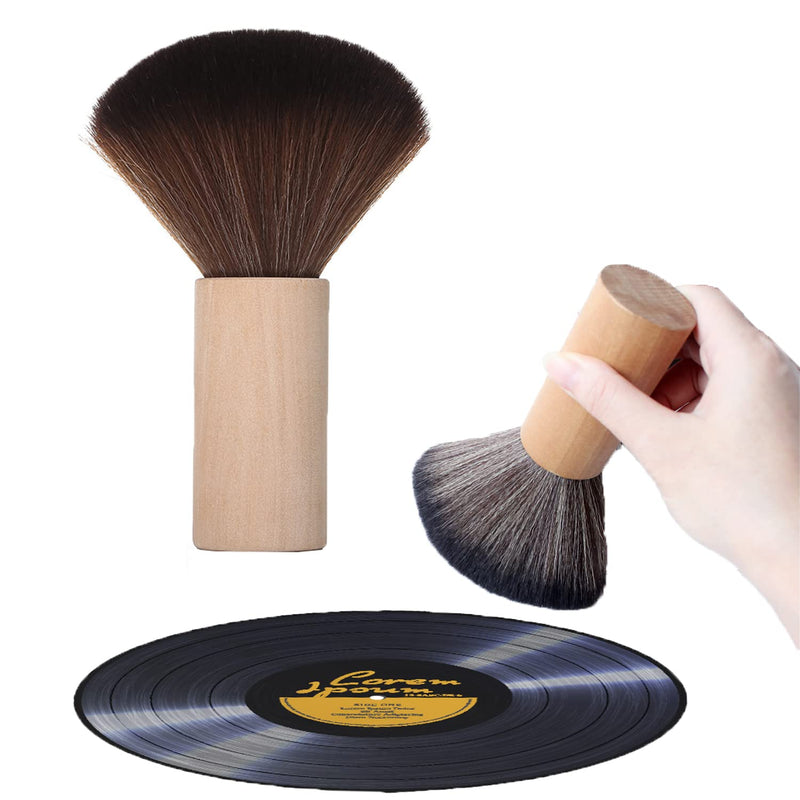 Turntable Vinyl Records Cleaner, Anti-Static Dust Cleaning Record Brush for Vinyl Albums LP CD Cartridge(1 Pcs)