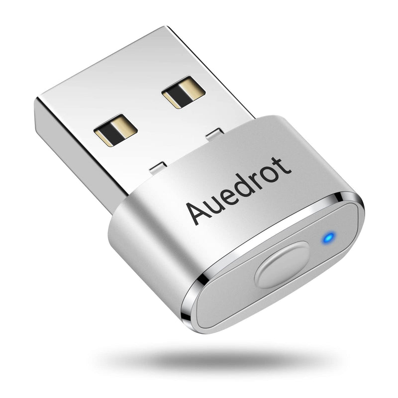 Mouse Jiggler Undetectable Metal USB Mouse Mover with Switch Button, Automatic Mini Mouse Shaker with 2 Jiggle Modes, Mouse Simulator, Driver-Free, Plug & Play, Keep Computer/Laptop Awake, Silver 1 PCS