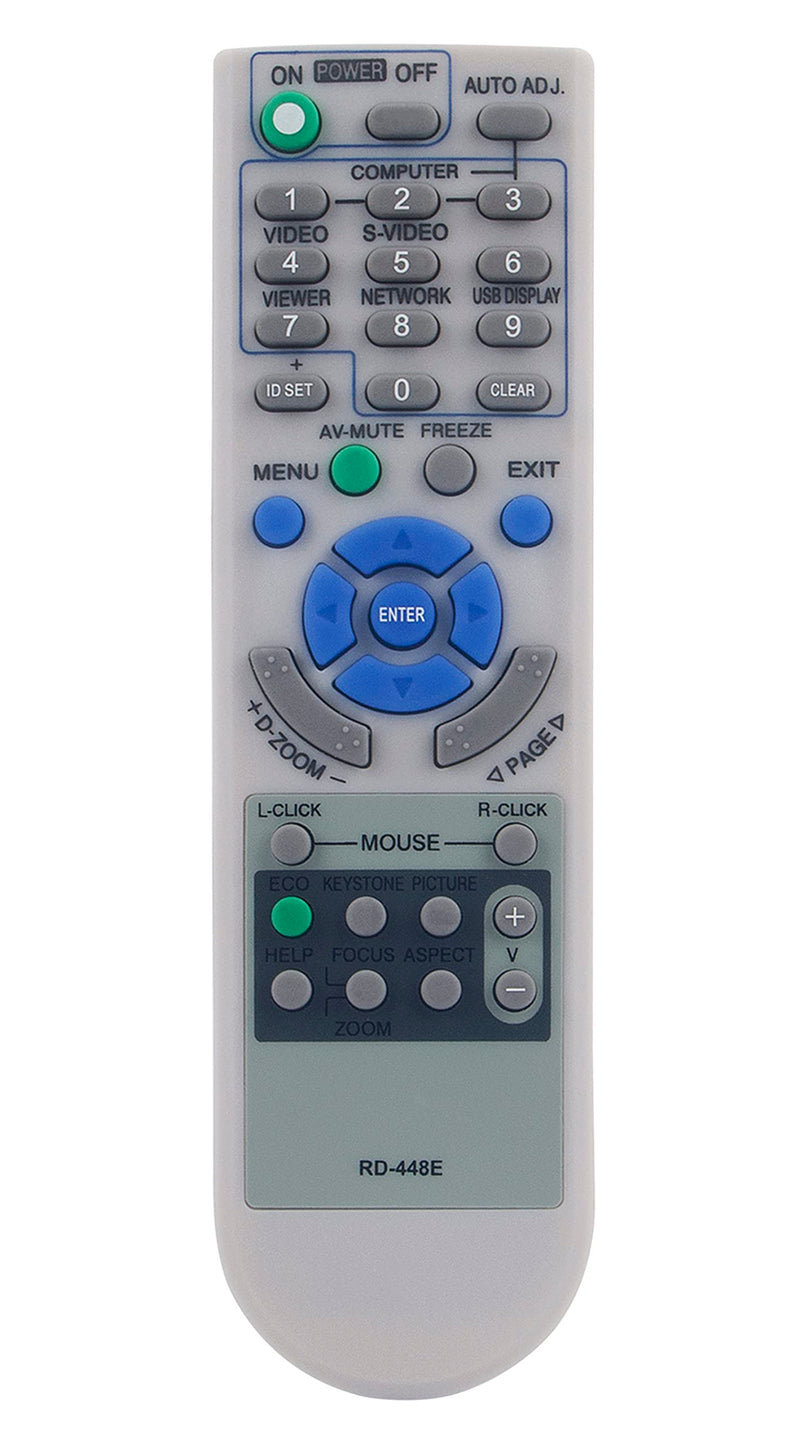 RD-448E 7N900923 Replace Remote Control fit for NEC Portable Projector NP-V260 NP-V300X NP-V300W NP-V260X NP-V260-R NP-V260X-R NP-V300X-R NP-V300W-R V230X V260 V260W V260X V300W V300X V260R NP-V230X