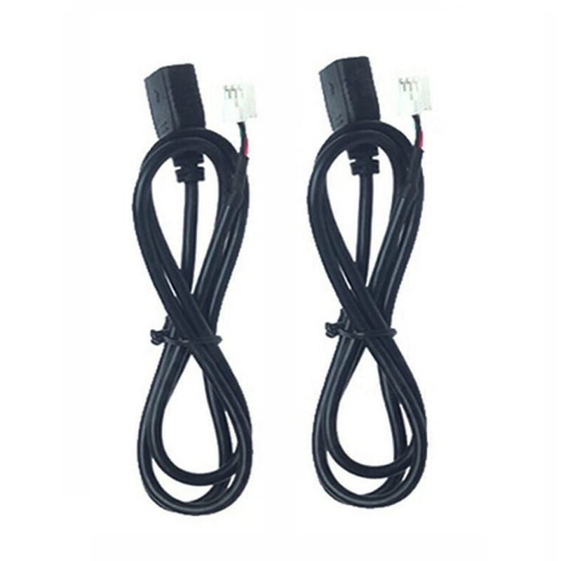 Strpump Android Car Radio Stereo 4PIN USB 6PIN USB (2 USBs Total) Harness Adapter Connector Plug Set for Aftermarket Android Radio GPS Head Unit with 16pin Power Socket 2USB Ports