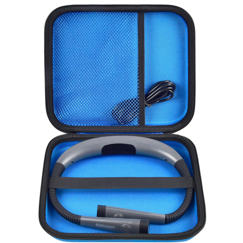 Case Compatible with Glocusent/ for Vekkia/ for LITOM/ for LEDGLE/ for TAKKUI/ for TSINGREE LED Neck Reading Light Book Light for Reading in Bed. Storage Carrying Holder for USB Cable (Box Only) -Blue Blue