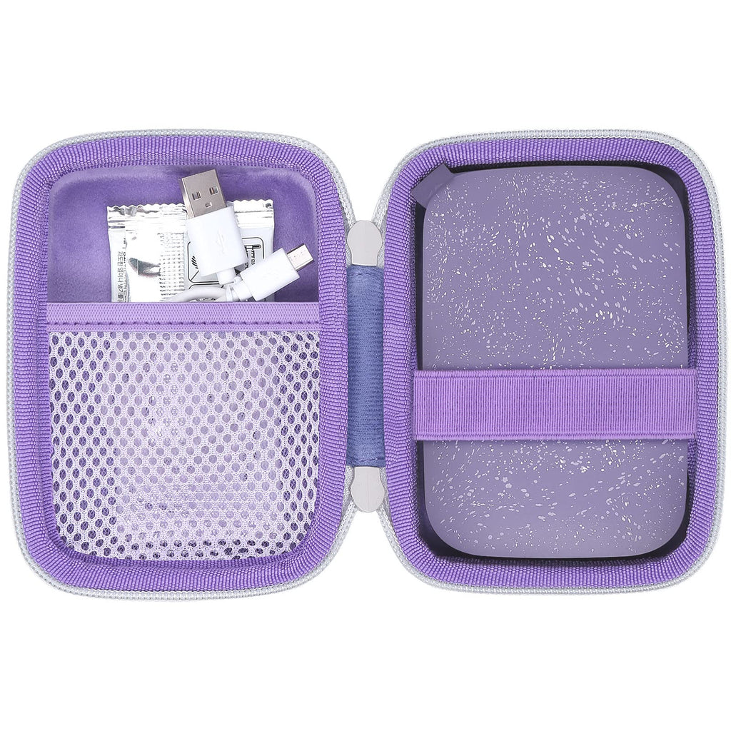 co2CREA Hard Case Replacement for HP Sprocket Portable 2x3 Instant Photo Printer (Lilac Case) Lilac Case for HP Sprocket 2x3"