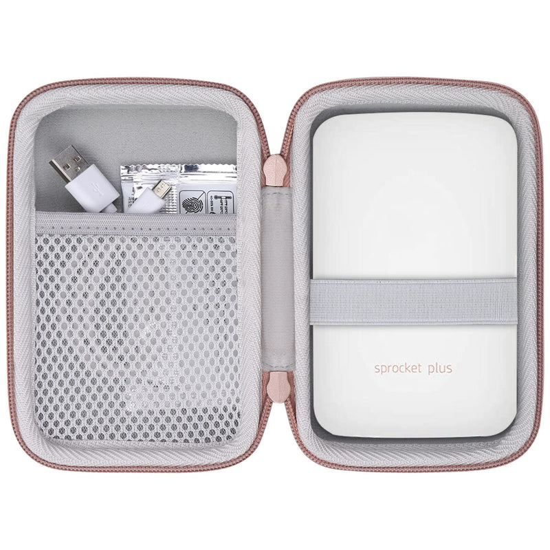 co2CREA Hard Case Replacement for HP Sprocket Plus Instant Photo Printer Luna Pearl White Case