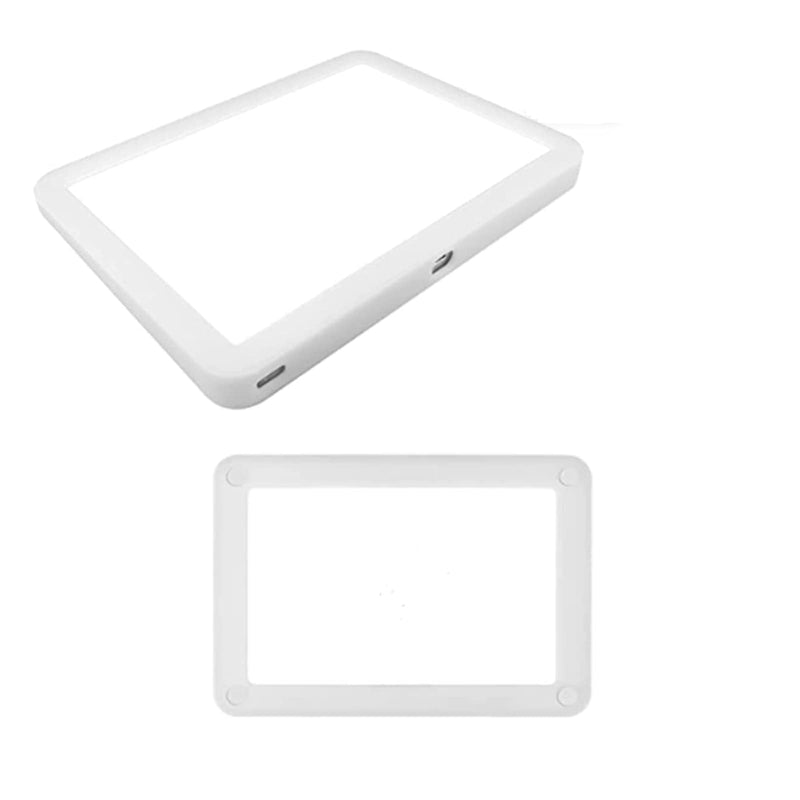 ALHBEJT Silicone case for Magic Trackpad 2 and 3 Lightweight Shockproof Soft Silicone Protective Cover Skin for Apple Wireless Touchpad Apple Magic Trackpad (White) White