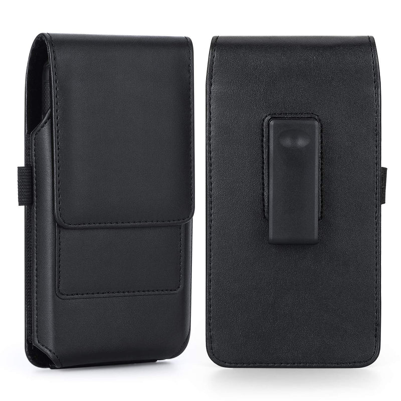 BECPLT Holster for Galaxy Z Fold 4 Leather 360 Rotating Belt Clip Pouch Case Cover for Samsung Galaxy Z Fold3 5G Galaxy Fold4 5G Galaxy Z Fold2 5G -Black