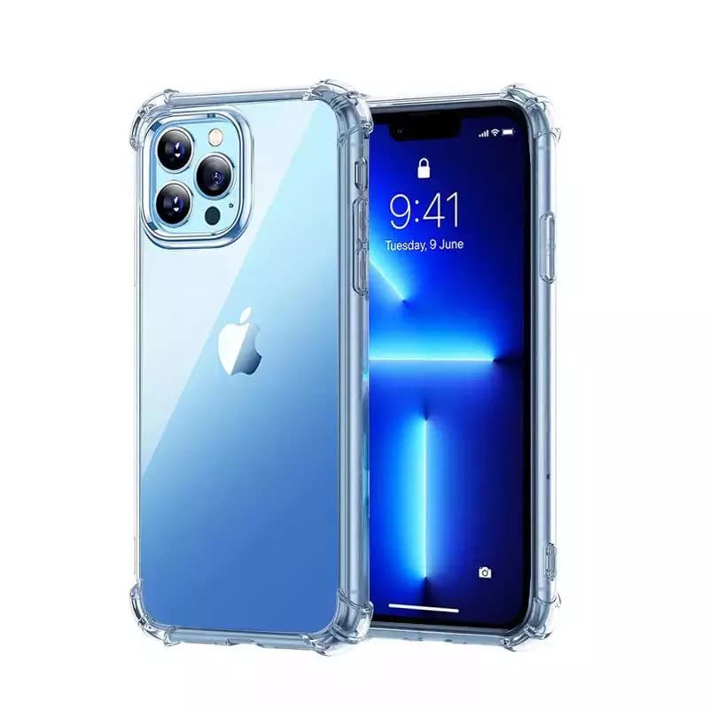 Crystal Clear & Slim Fit Case for iPhone 14 Pro, Crystal Clear/Transparent Shock Absorbing/Proof Bumper Phone Case & Anti-Scratch (Non Yellowing) Protective Shockproof Case for iPhone 14 Pro 6.1 Inch