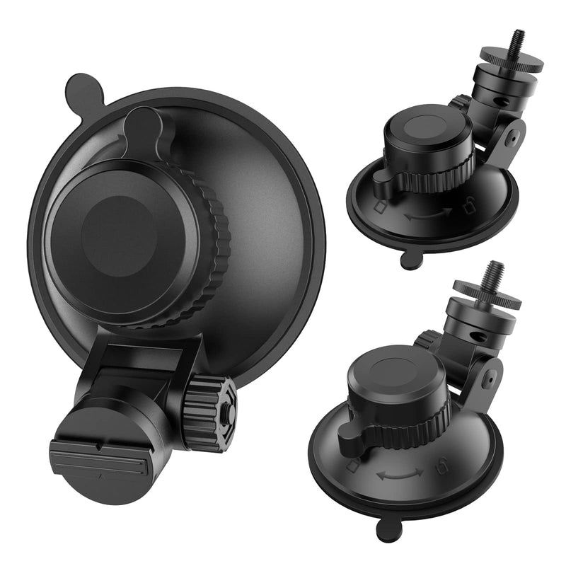 Dash Cam Mount, Suction Cup Mount,Windshield & Dashboard Suction Cup Mount Camera Mount,for Rove R2-4K,CHORTAU Dash Cam,Screw Connectors are Suitable for Most Dash Cam, DVR, GPS and Sports Camera