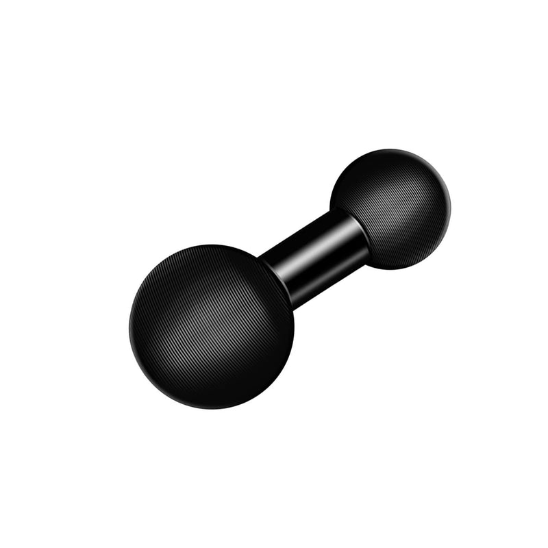 25mm / 1 inch to 17mm Ball Adapter for RAM Mounts B Size Double Socket Arm, Garmin 17mm Swivel Ball Mounting Pattern GPS Mount 17MM-25MM 1" Ball Mount Adapter