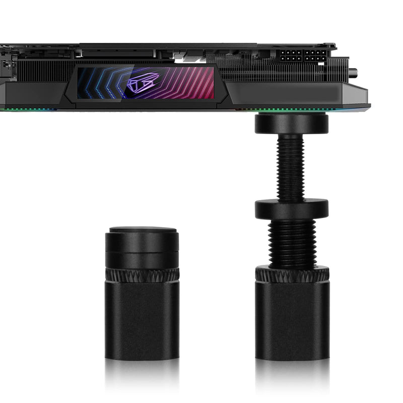 GPU Support Bracket, 2" Small GPU Support PC Graphics Card Support GPU Stand Anti GPU Sag Bracket Video Card Anti Sag GPU Holder Mini GPU Mount for Prevent Universal Graphics Card - Adjustable Height S