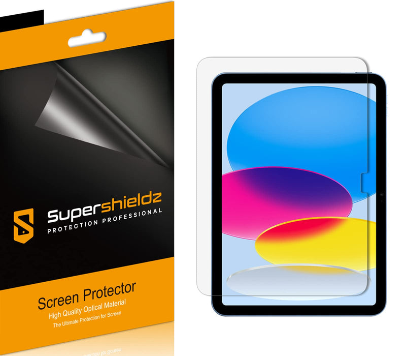 (3 Pack) Supershieldz Anti-Glare (Matte) Screen Protector Designed for New iPad 10th Generation 10.9 inch (2022)