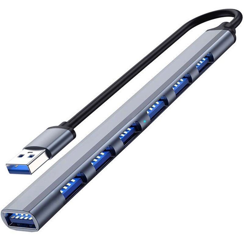 USB Hub 3.0 with 7 Ports, VIENON Aluminium USB 3.0 Hub USB Splitter USB Extender for for Laptop, PC, MacBook, Mac Pro, Mac Mini, iMac, Surface Pro and More