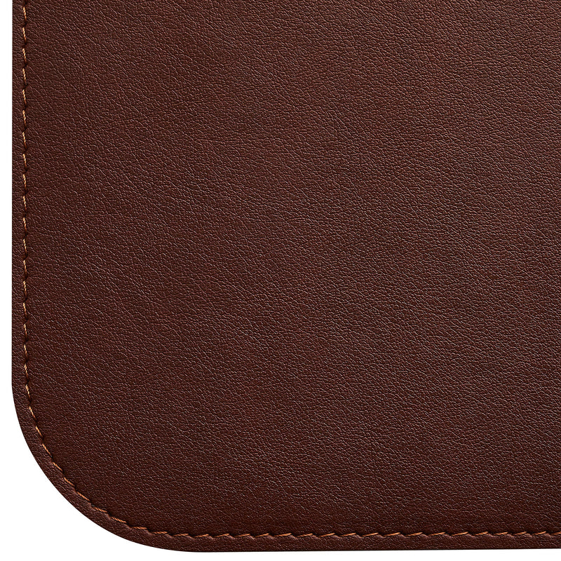 Gallaway Leather Desk Pad â€“ 36 x 17 inch - Desk Mat Home Office Desk Accessories Desktop Protector XXL Mouse Pad Writing Desk Blotter (Dark Brown)